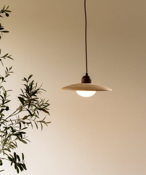 Indore Home - Hanglamp Yara - Bamboe - Hout