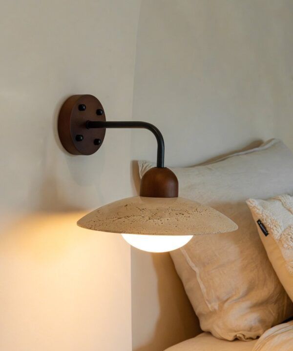 Indore Home - Wandlamp Trave - Travertin - Steen