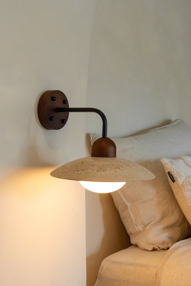 Indore Home - Wandlamp Trave - Travertin - Steen