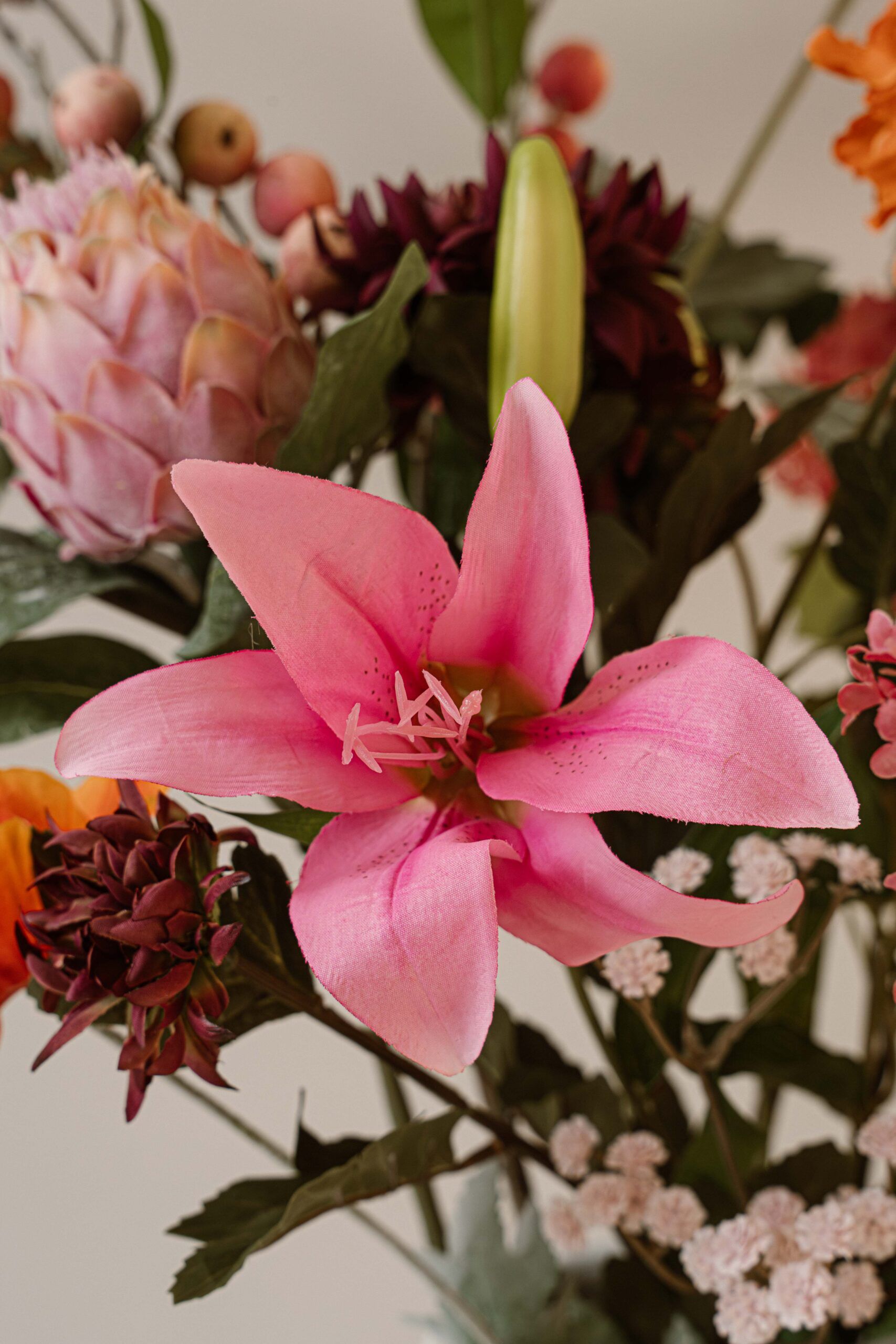 Zijdenboeket Colourful - Afbeelding 4