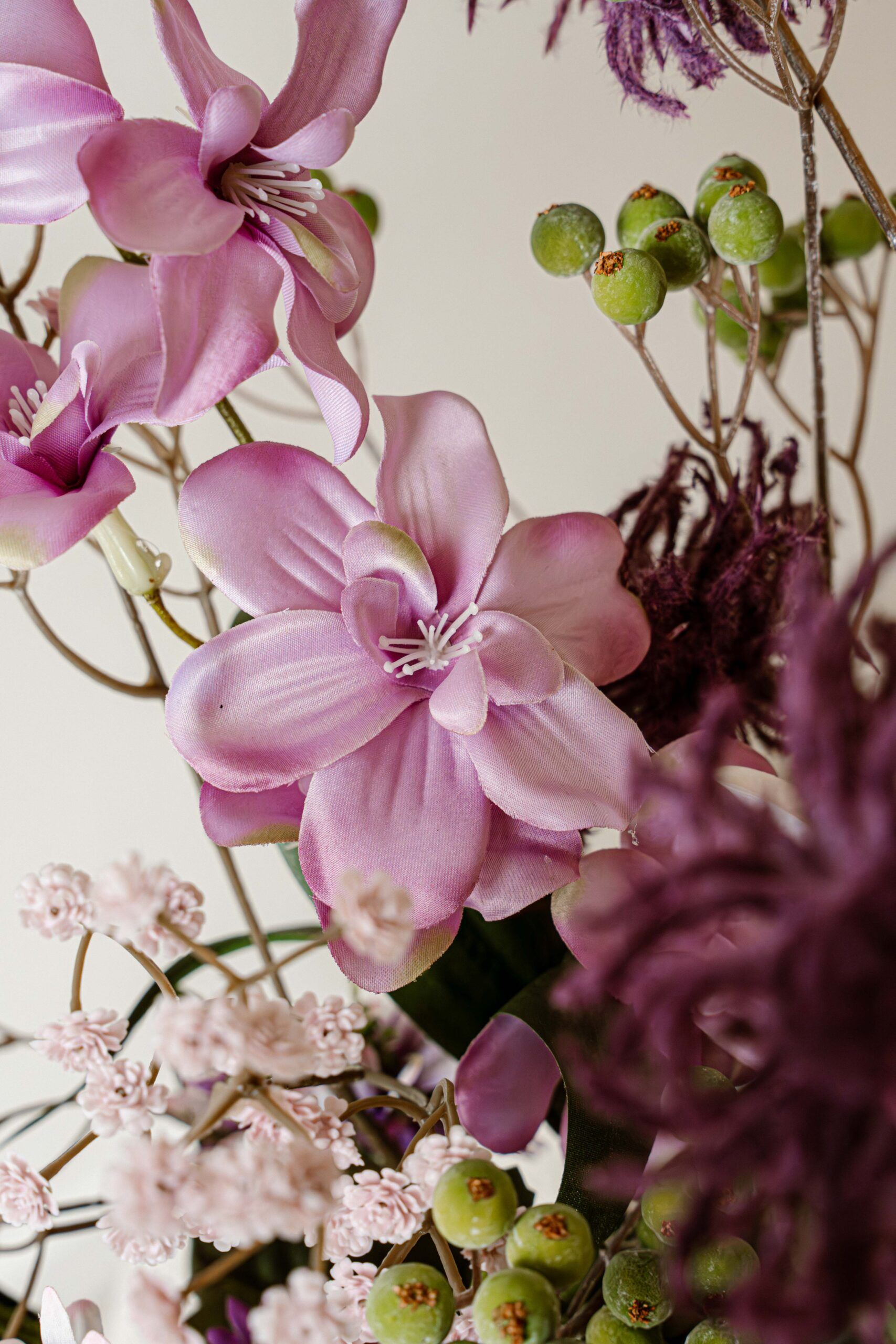 Zijdenboeket - Lila - Afbeelding 2