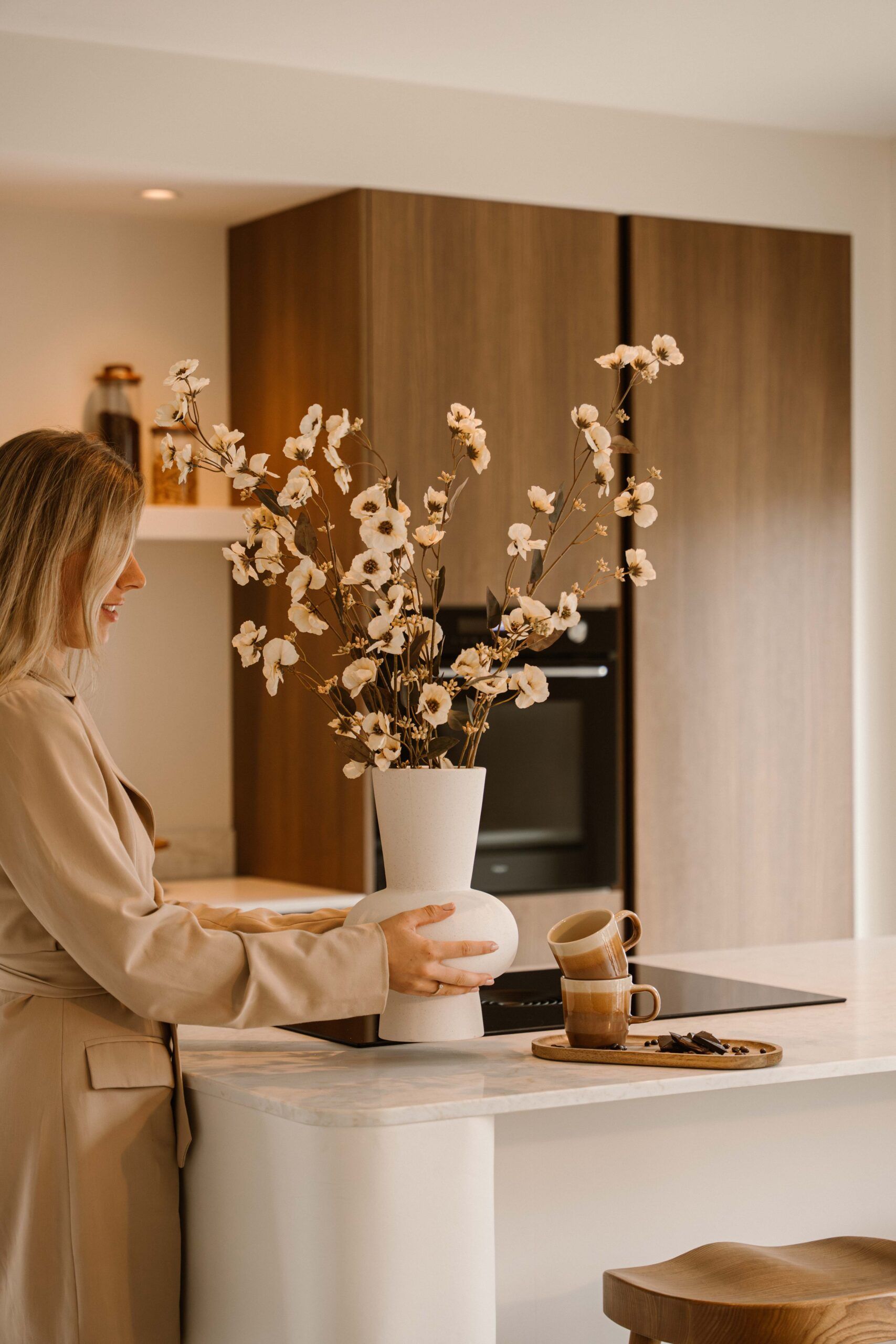 Zijdenboeket - Bruin - Afbeelding 2