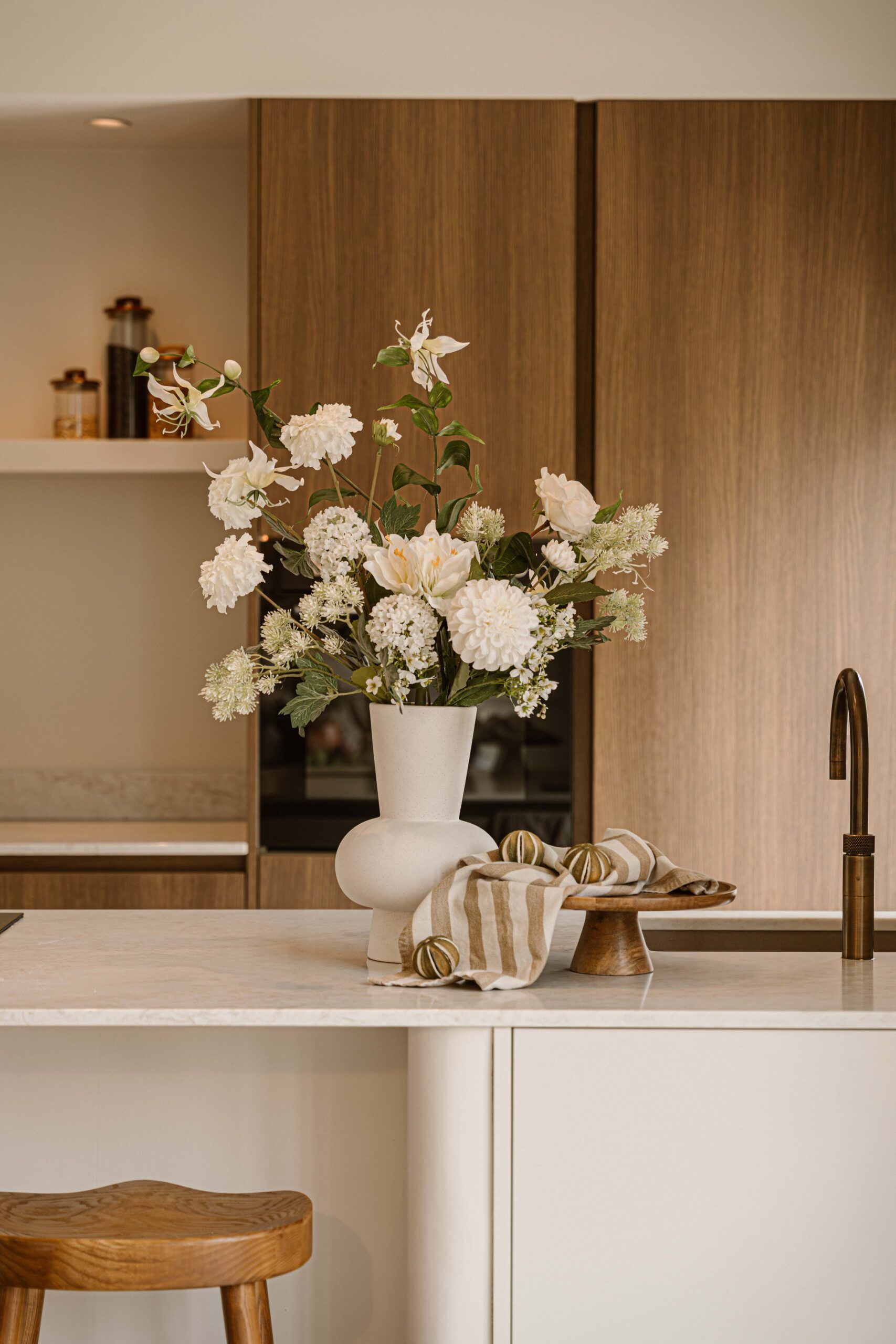 Zijdenboeket - Wit - Afbeelding 5