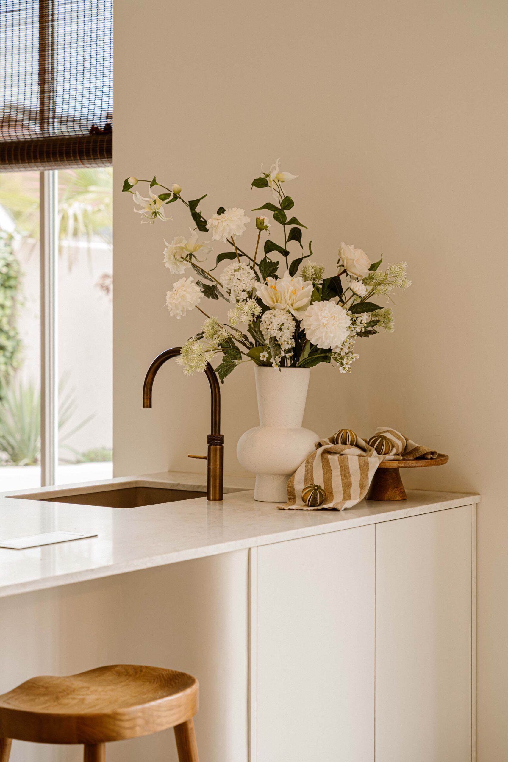 Zijdenboeket - Wit - Afbeelding 4