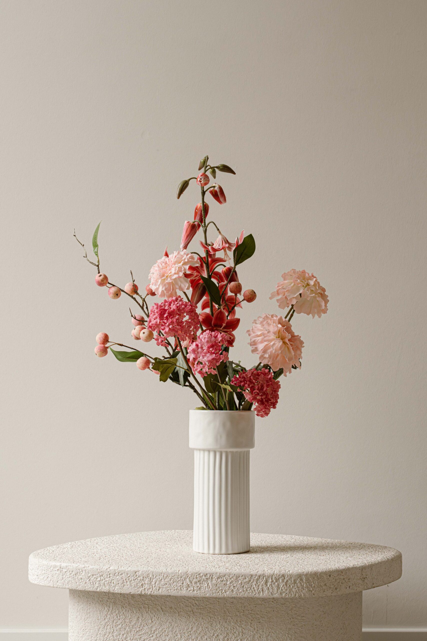 Cadeau zijdenboeket - Roze